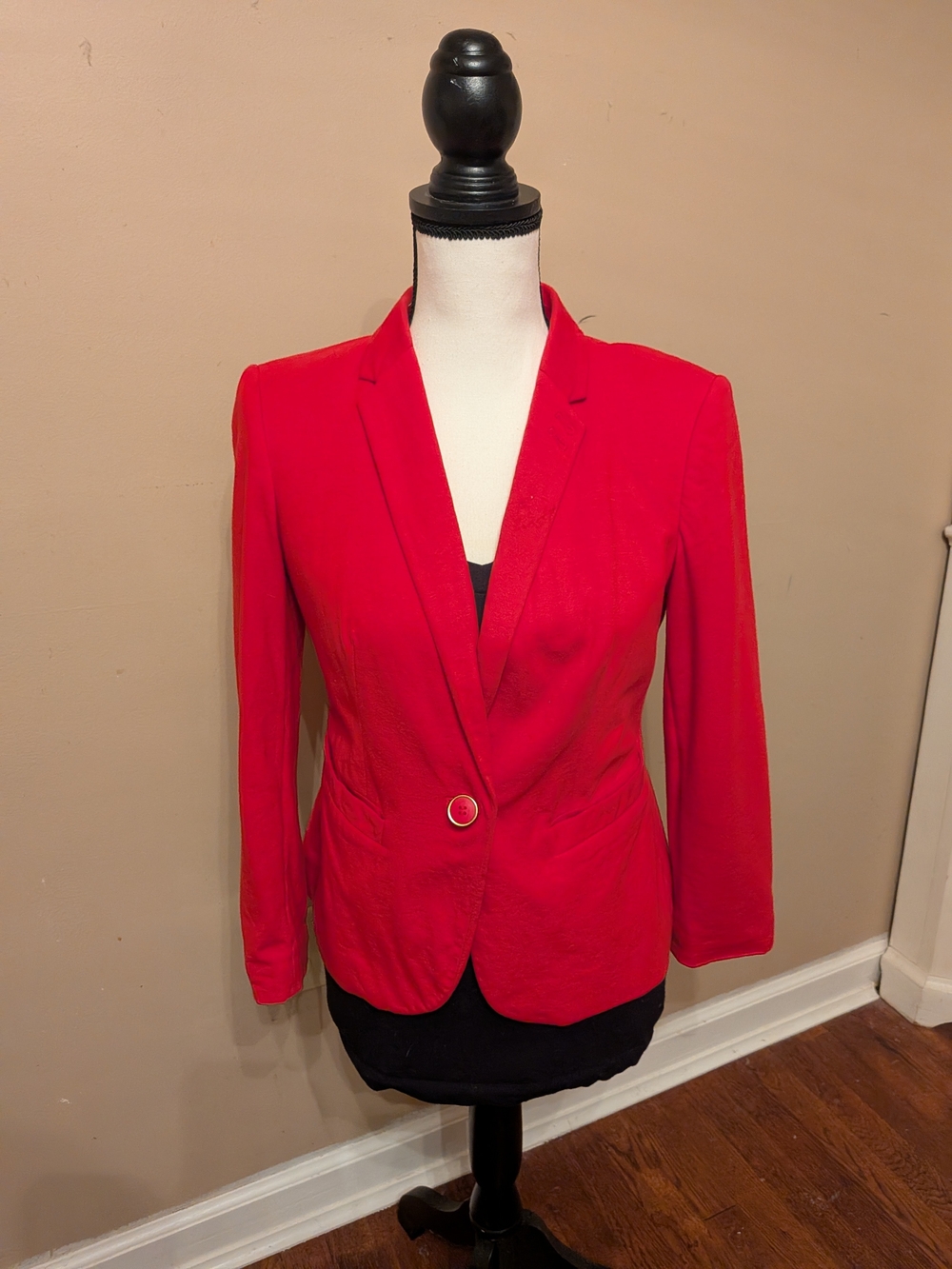 The Limited Women's Red Single-Button Blazer Sz Sm